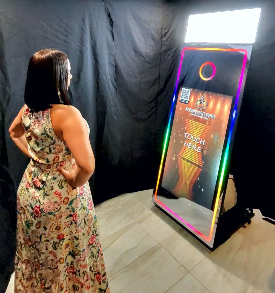 Premium Mirror Photo Booth Rental NJ | 360 Photo Booth PA NY
