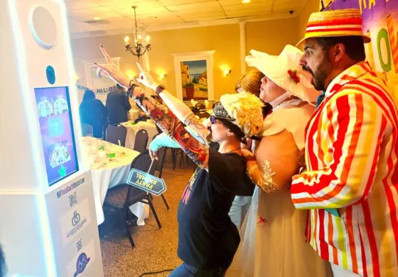 Premium mirror photo booth rental for a New Jersey event