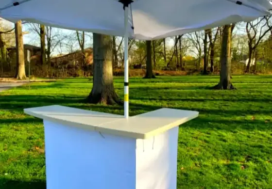 Portable bar rental for a backyard event in New Jersey
