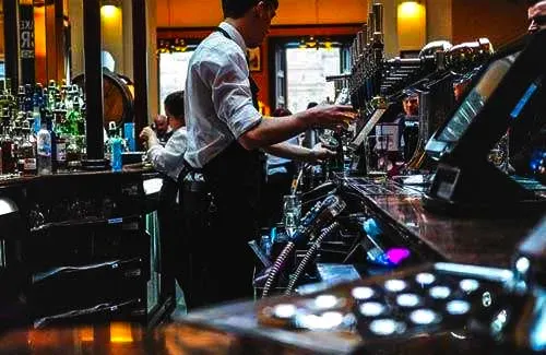 Barback support for a high-volume private event bar